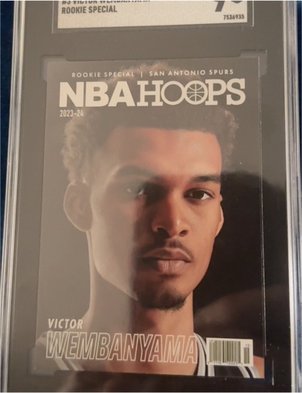 2023-24 Panini NBA Hoops #3 Victor Wembanyama Rookie Special — front