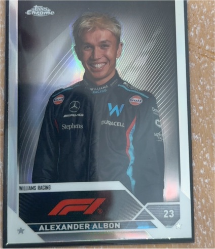 2023 Topps Chrome Formula 1 #61 Alexander Albon — front