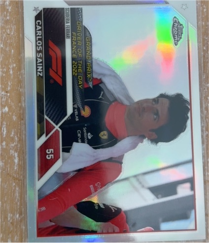 2023 Topps Chrome Formula 1 #55 Carlos Sainz — front