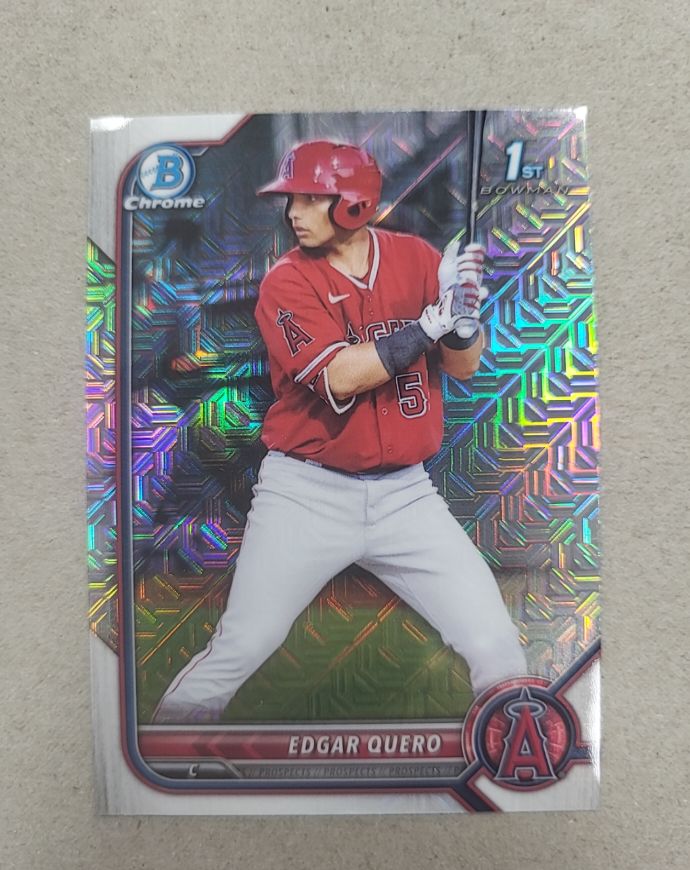 2022 Bowman Chrome #BCP-123 Edgar Quero — front