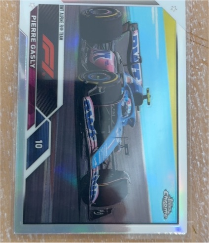 2023 Topps Chrome Formula 1 #54 Pierre Gasly — front