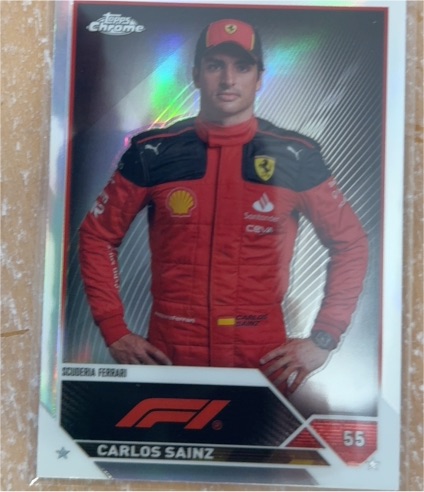 2023 Topps Chrome Formula 1 #55 Carlos Sainz — front