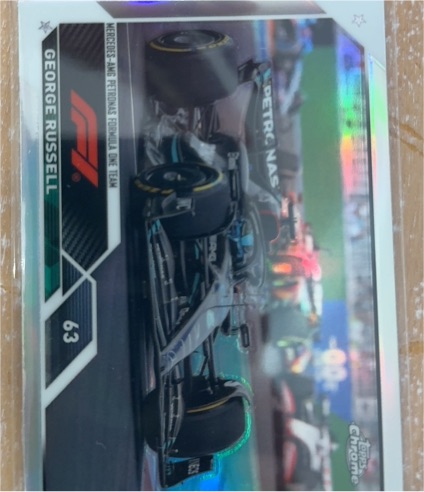 2023 Topps Chrome Formula 1 #16 George Russell — front