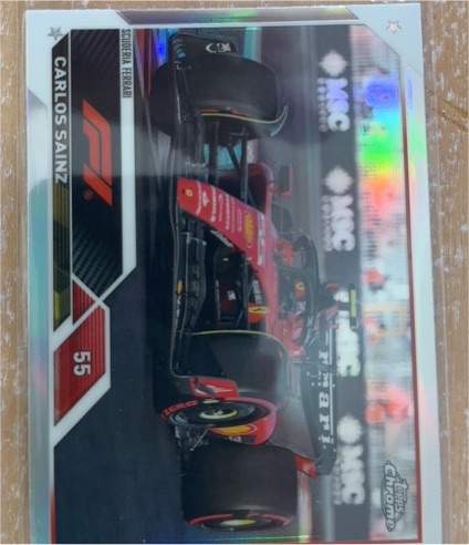 2023 Topps Chrome Formula 1 #20 Carlos Sainz — front