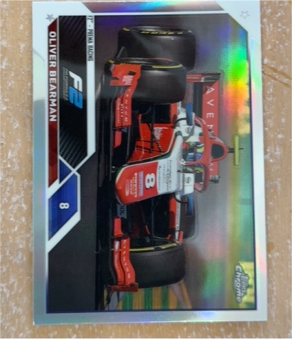 2023 Topps Chrome Formula 1 #8 Oliver Bearman — front