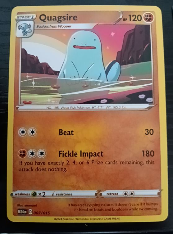 2024 McDonald's Promos #007/015 Quagsire — front