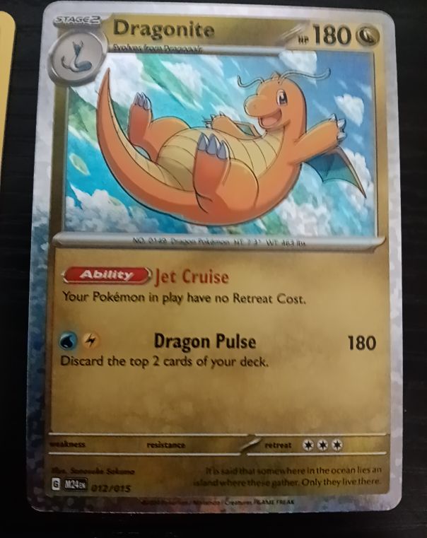 2024 Pokémon McDonald's Promo #012 Dragonite — front