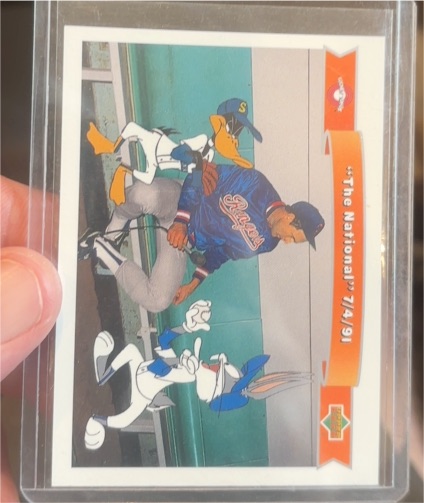 1991 Upper Deck "The National" 7/4/91 Nolan Ryan — front