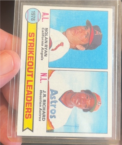 1979 Topps #6 Strikeout Leaders Nolan Ryan / J.R. Richard — front