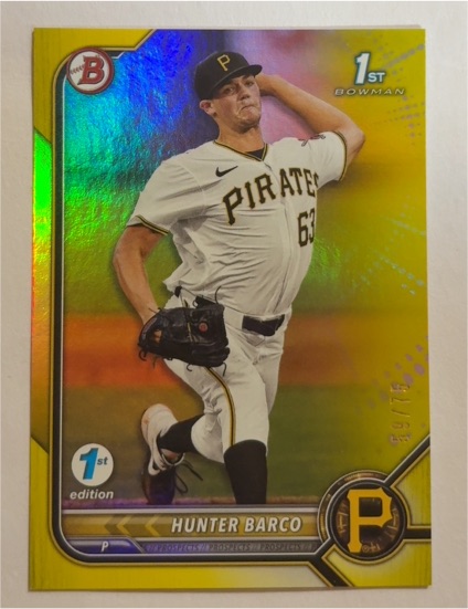 2022 Bowman Draft 1st Edition #BD-103 Hunter Barco — front
