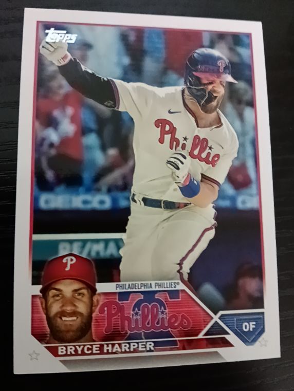 2023 Topps #3 Bryce Harper — front