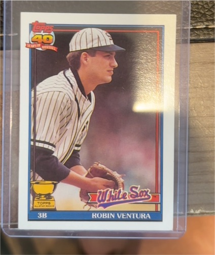 1991 Topps #461 Robin Ventura — front