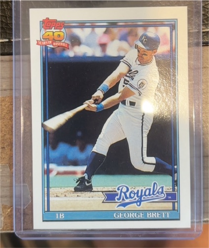 1991 Topps #540 George Brett — front
