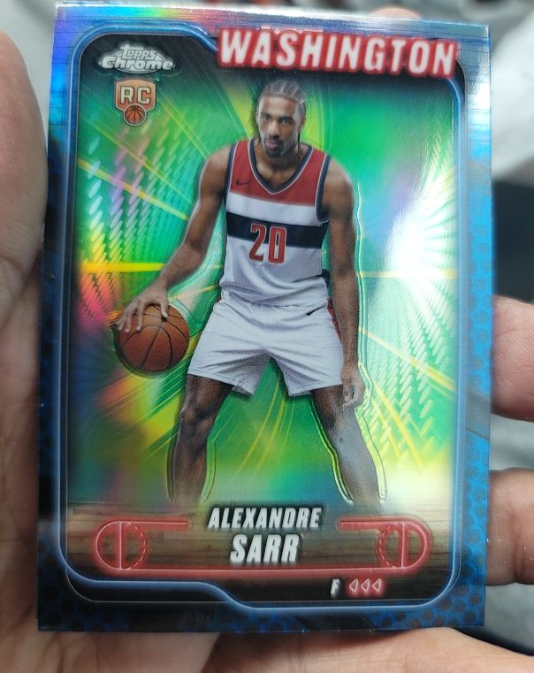2024-25 Topps Chrome #136 Alexandre Sarr — front