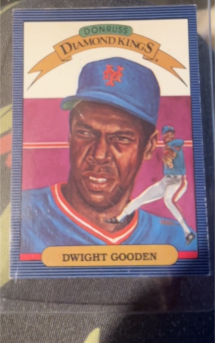 1986 Donruss Diamond Kings #26 Dwight Gooden — front