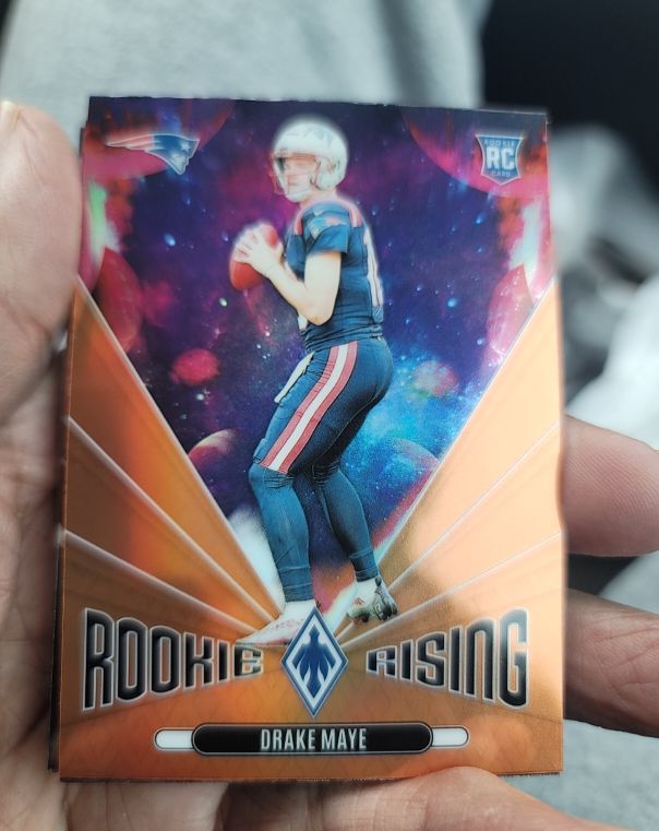 2024 Panini Phoenix Rookie Rising #RR-DME Drake Maye — front