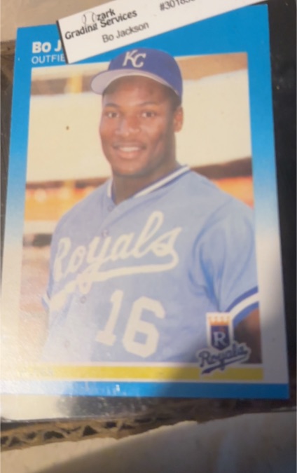 1987 Fleer #369 Bo Jackson — front