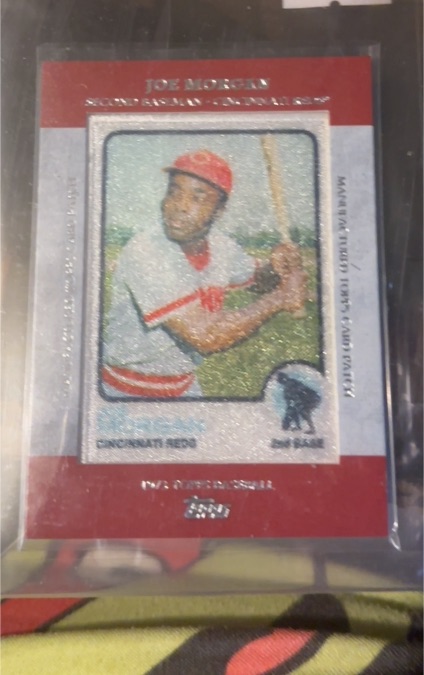 2013 Topps Manufactured Patch #MCP-16 Joe Morgan — front