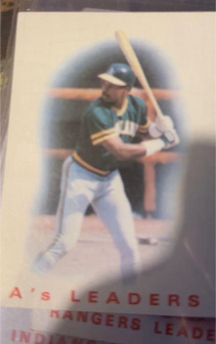 1986 Topps #216 A's Leaders Dwayne Murphy — front