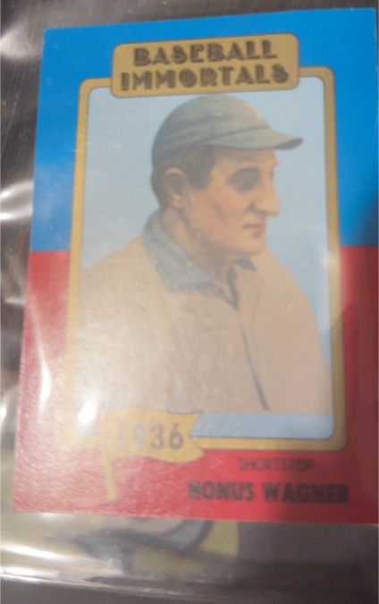 1980 SSPC Baseball Immortals #5 Honus Wagner — front