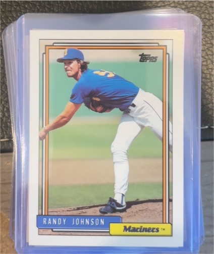 1992 Topps #525 Randy Johnson Seattle Mariners — front