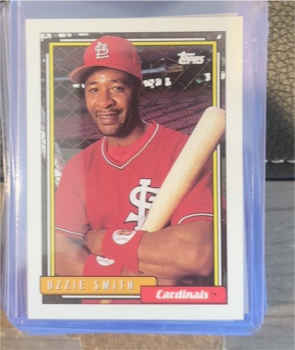 1992 Topps #760 Ozzie Smith — front