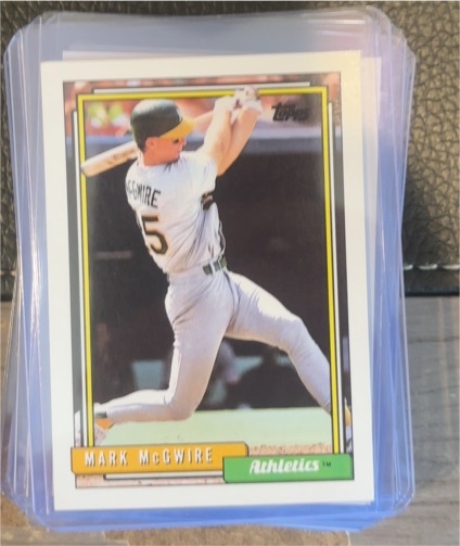 1992 Topps #450 Mark McGwire — front