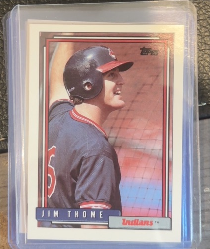 1992 Topps #768 Jim Thome — front