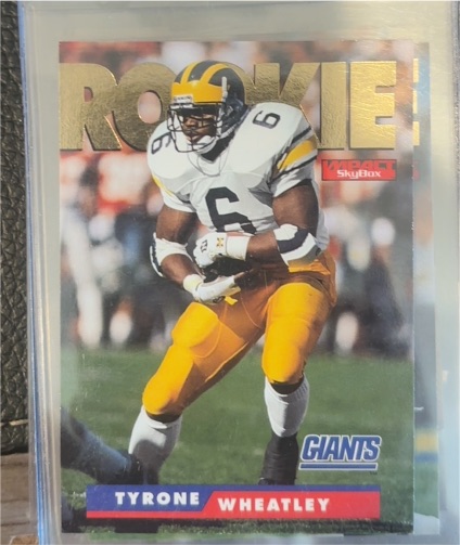 1995 SkyBox Impact #181 Tyrone Wheatley — front