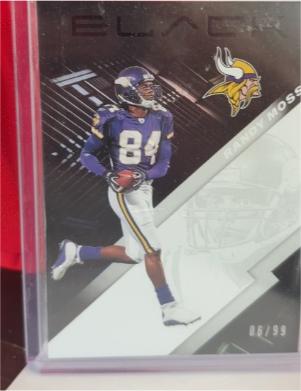 2020 Panini Black #61 Randy Moss — front