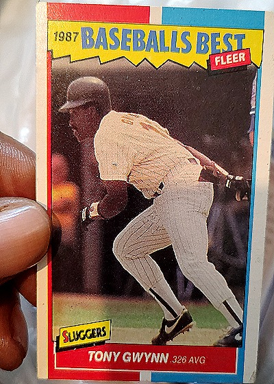 1987 Fleer Baseball's Best #17 Tony Gwynn — front