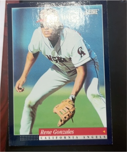 1994 Score #455 Rene Gonzales California Angels — front
