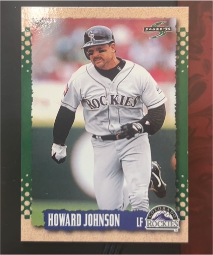 1995 Score #505 Howard Johnson — front