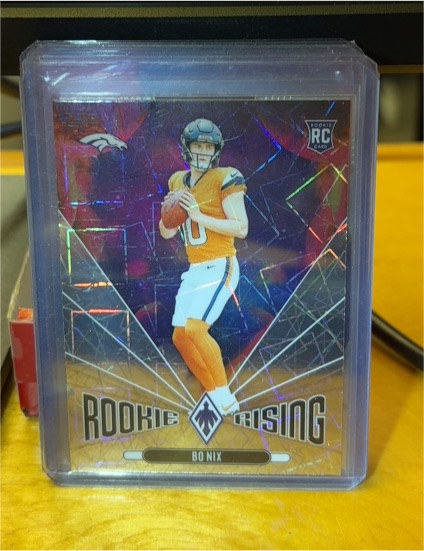2024 Panini Phoenix - Rookie Rising Bo Nix #RR-BNX — front