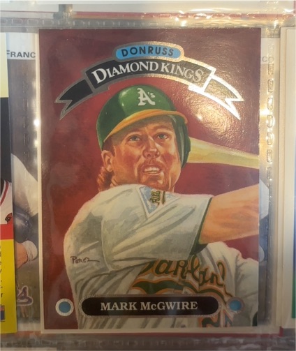 1993 Donruss Diamond Kings #DK-18 Mark McGwire — front