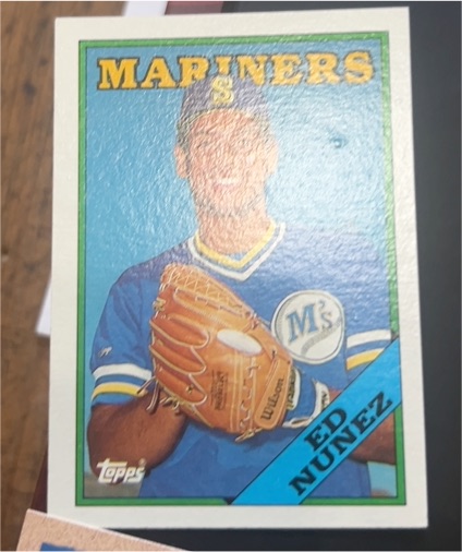 1988 Topps #258 Ed Nunez — front