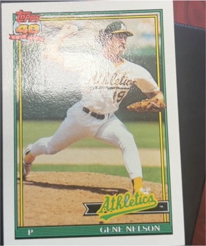 1991 Topps #316 Gene Nelson — front