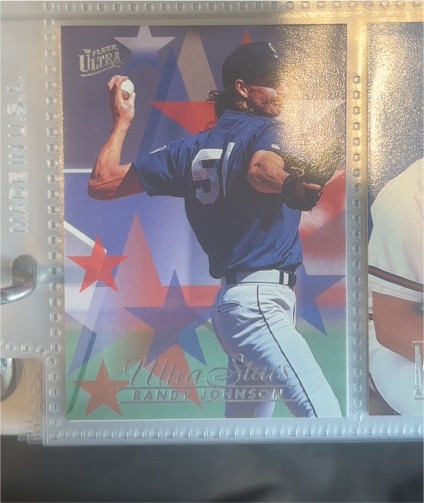 1996 Fleer Ultra #581 Randy Johnson Ultra Stars — front