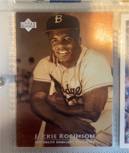 1996 Upper Deck Legacy #9 Jackie Robinson — front
