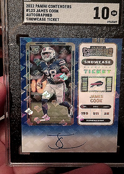 2022 Panini Contenders #123 James Cook — front