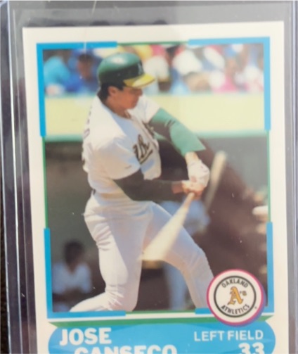 1988 Score Young Superstars Series I #30 Jose Canseco — front