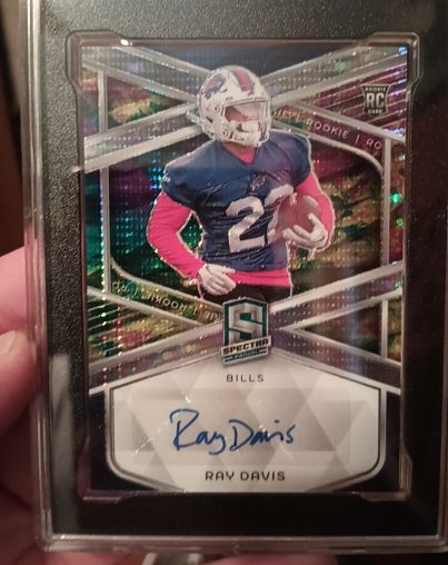 2024 Panini Spectra Ray Davis Rookie Autograph — front