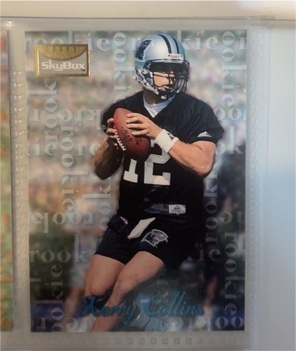 1995 SkyBox Premium #163 Kerry Collins — front