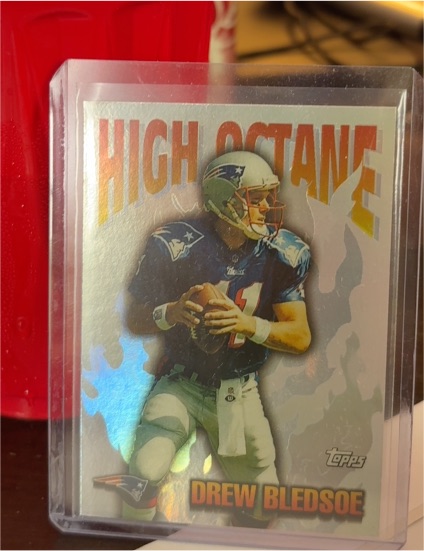 1997 Topps High Octane #HO-13 Drew Bledsoe — front