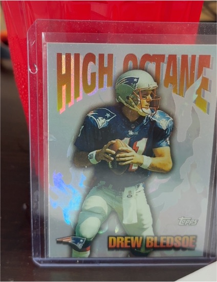 1997 Topps High Octane #HO-13 Drew Bledsoe — front
