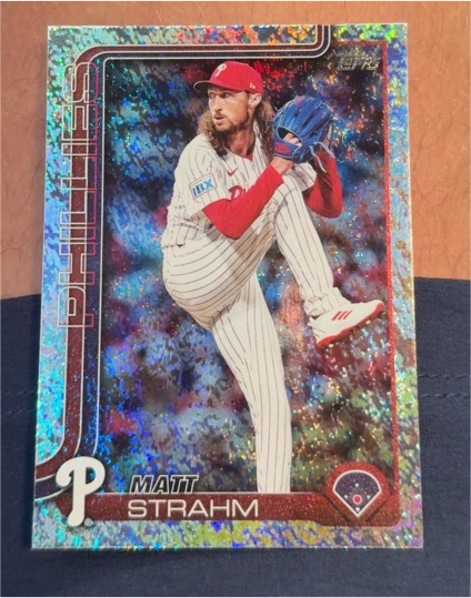 2025 Topps Chrome #178 Matt Strahm — front