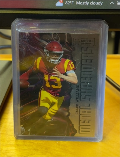 2022 Skybox Metal Universe Champions #148 Caleb Williams — front