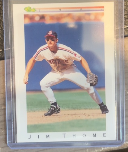 1992 Classic #1 Jim Thome — front