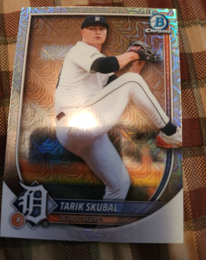 2025 Bowman Chrome #20 Tarik Skubal — front