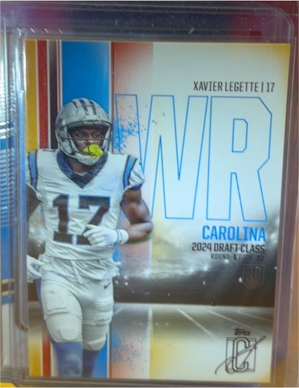 2024 Topps Signature Class #80 Xavier Legette — front